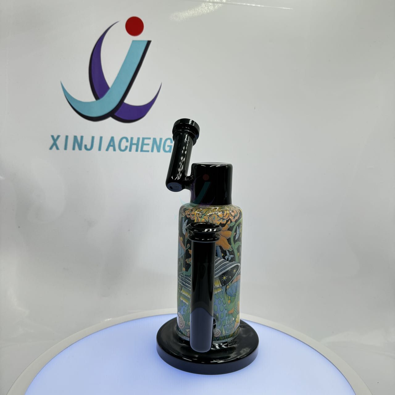 Strawberry Head Glass Bong