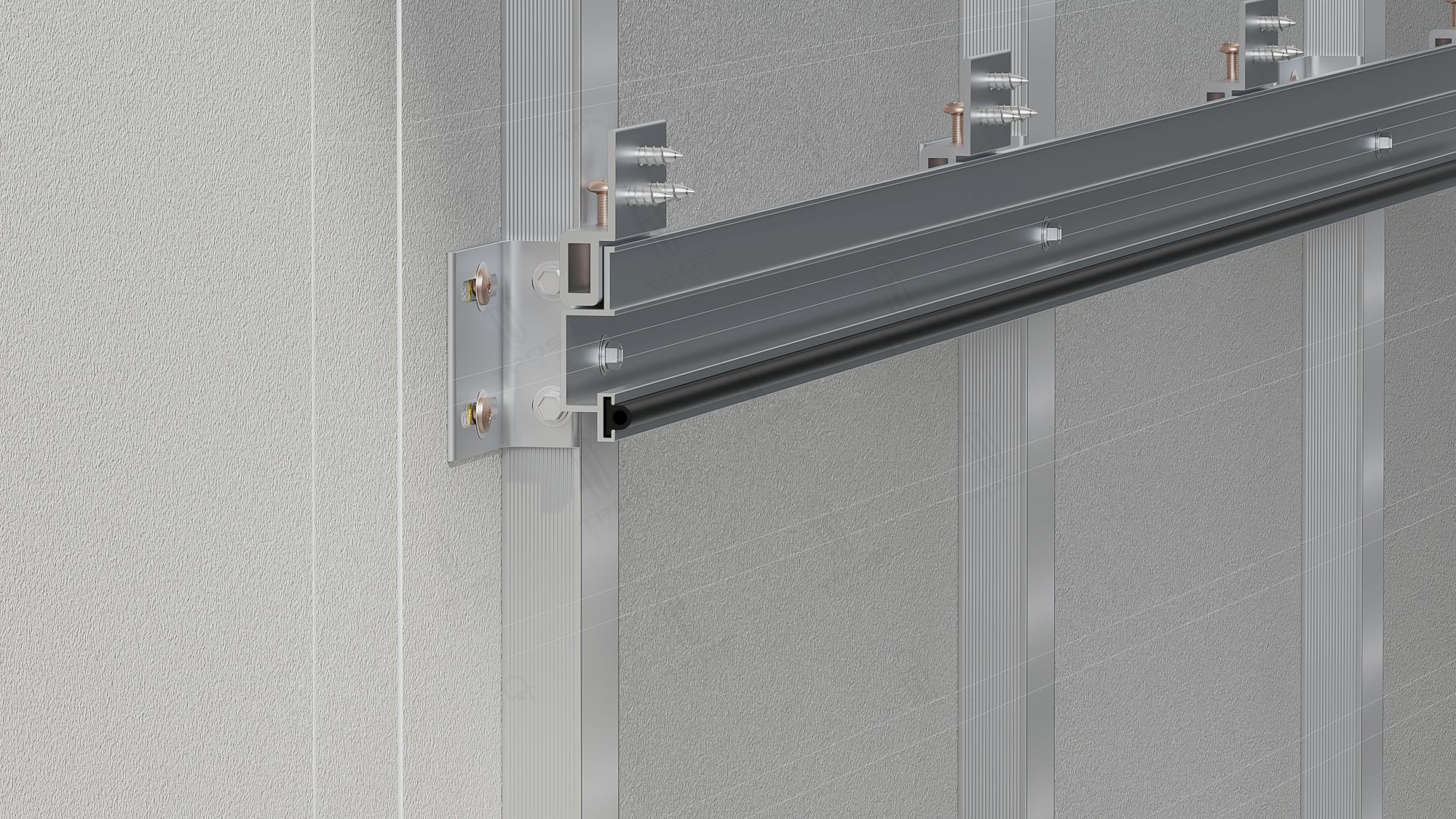 Panel Mounting with Adjustable Suspension System