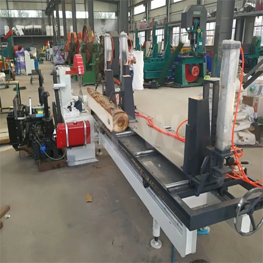 Automatic Feeding Circular Sawmill for Wood Cutting