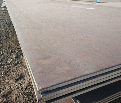 Offshore and marine-quality steel plate contains chemical elements that resist corrosion