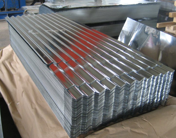 Galvanized GI (galvanized iron) shingles are roofing materials made of iron or steel