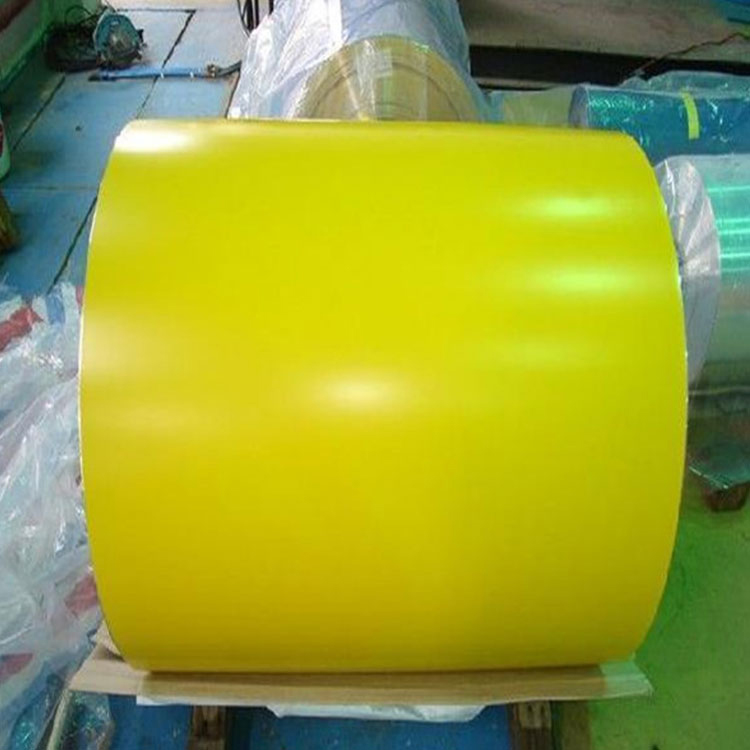 Color coated coil refers to a product formed by pre-coating colored paint on the surface