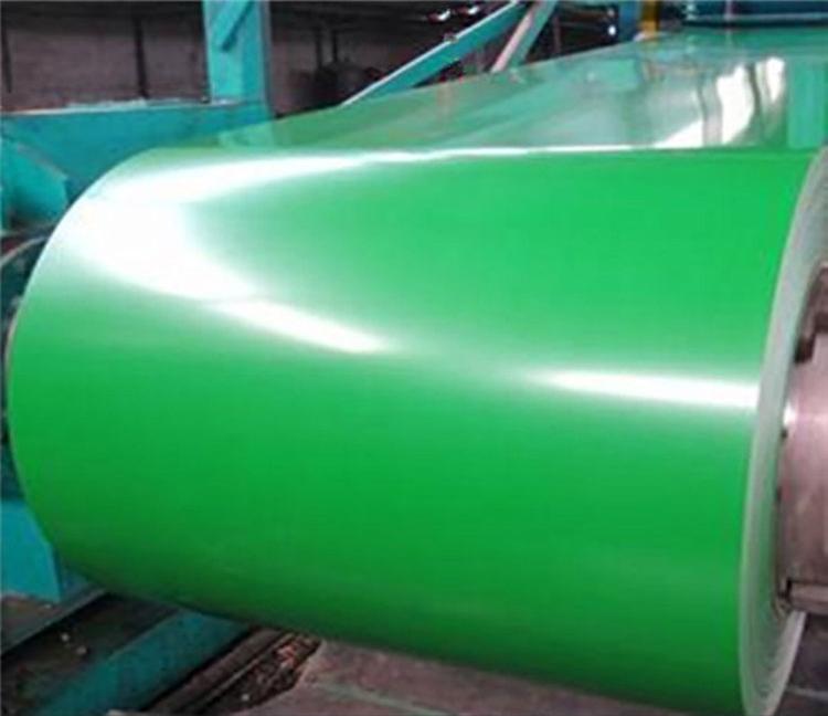 Color coated coil refers to a product formed by pre-coating colored paint on the surface