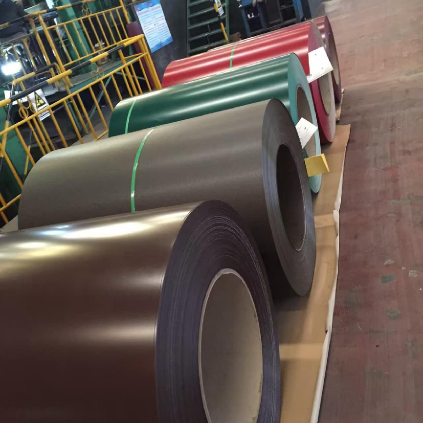 Color-coated coils, also known as color-coated steel coils