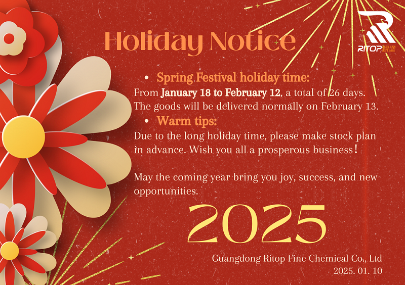 2025 Guangdong Ritop Spring Festival Holiday Notice