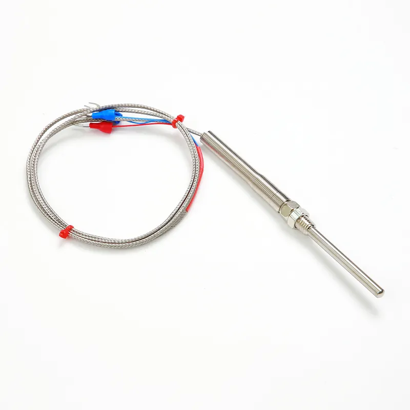 PT100 Temperature Sensor, Temperature Sensor with Threaded Housing
