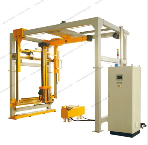 Rotary-arm Wrapper with Top Sheet Dispenser