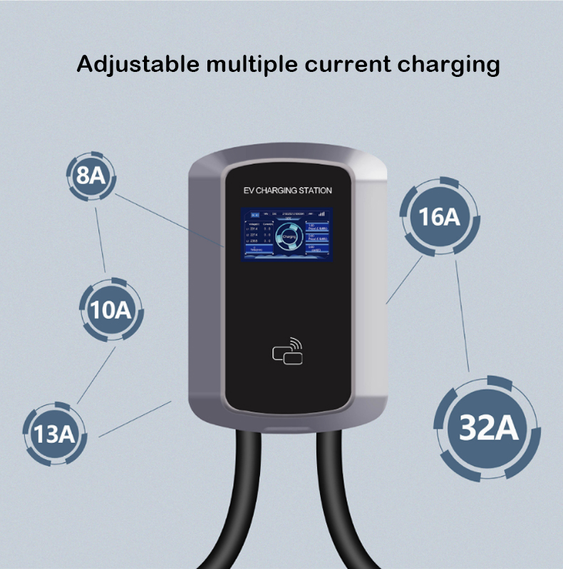 Wall Box Charging Station with with RFID cards