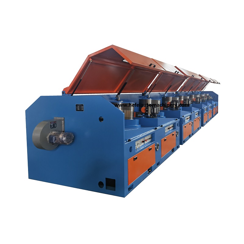 Straight line wire drawing machine