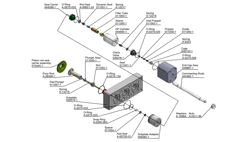0.45 micron filter element  A-00562-1
