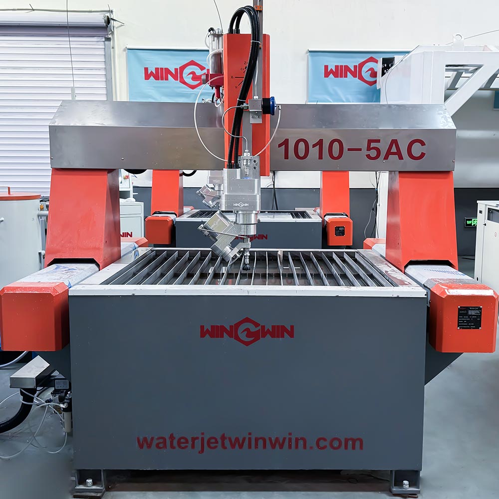 small water jet cutting machine 1000*1000mm 5 axis