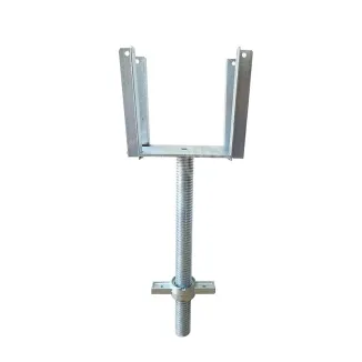 ADJUSTABLE FORK HEAD JACK BASE FORMWORK BEAM STELL PROP SYSTEM