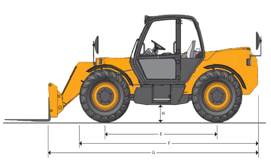 TELEHANDLER HK3507