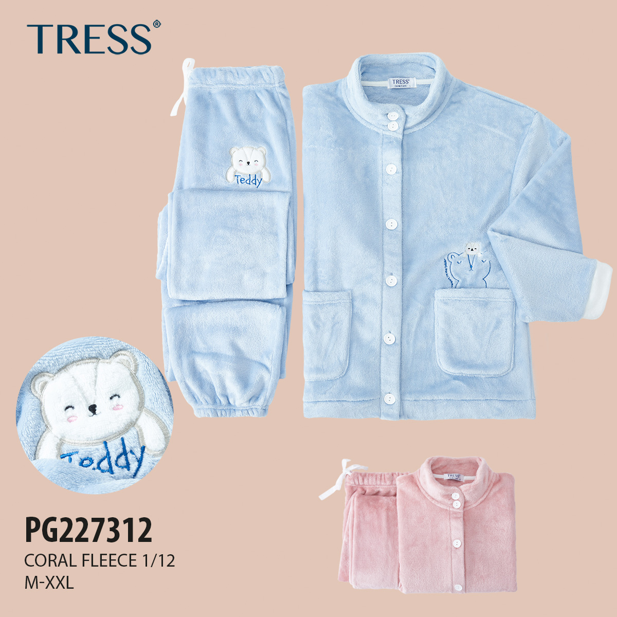 Teddy Bear Prints Pajamas