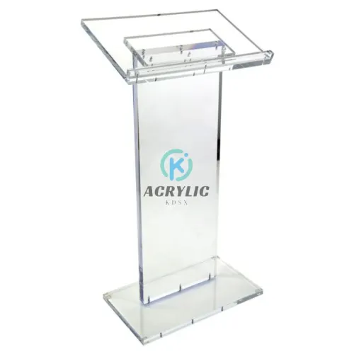 Customized Printed Acrylic Deluxe Podium Lectern