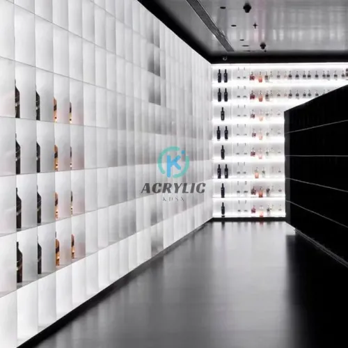 Customized Wall Mounted Acrylic Wine Rack