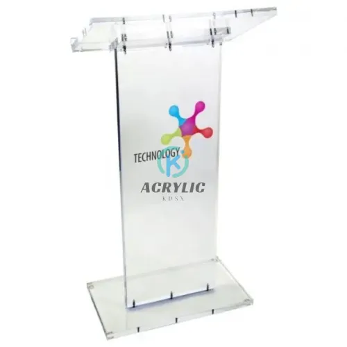 Customized Printed Acrylic Deluxe Podium Lectern