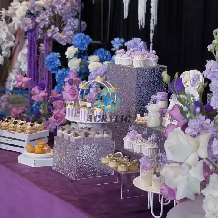 Acrylic Dessert Table Buffet Riser Stand
