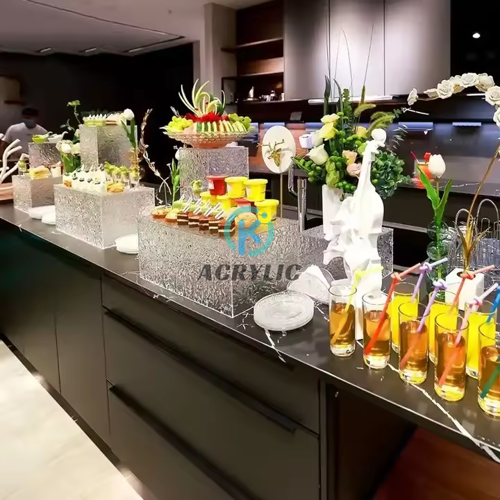 Acrylic Dessert Table Buffet Riser Stand
