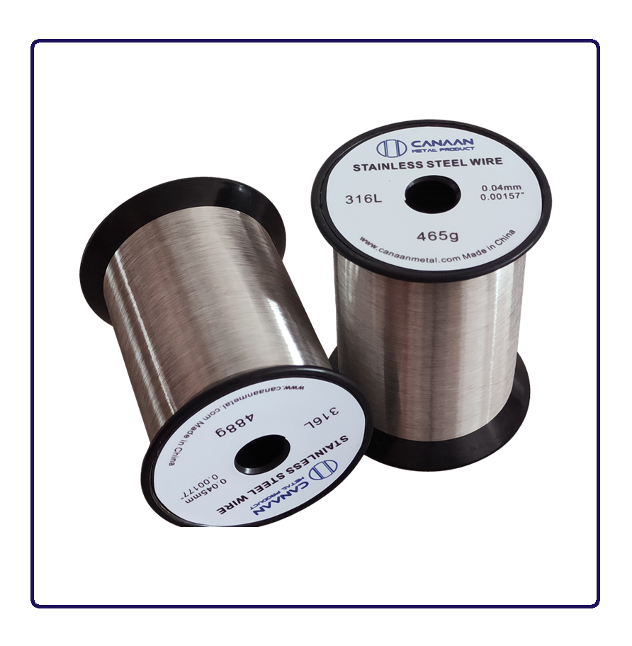 0.04mm Ultra Fine Stainless Steel Wire 304L