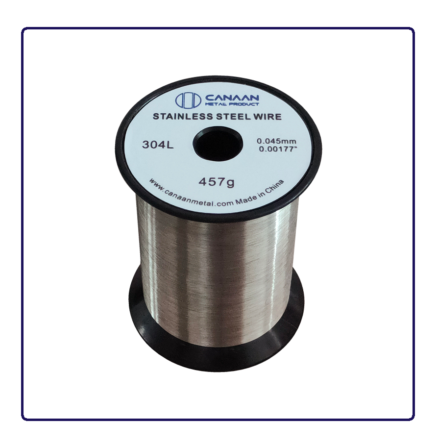 0.045mm Ultra Fine Stainless Steel Wire 304L