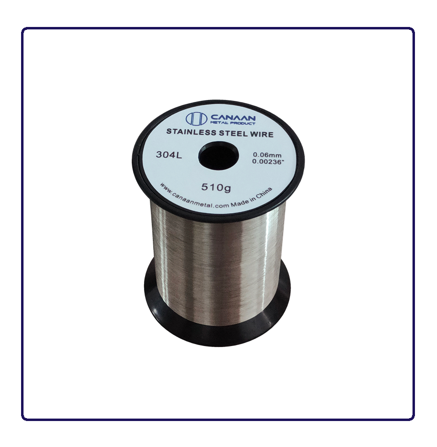 0.06mm Ultra Fine Stainless Steel Wire 304L