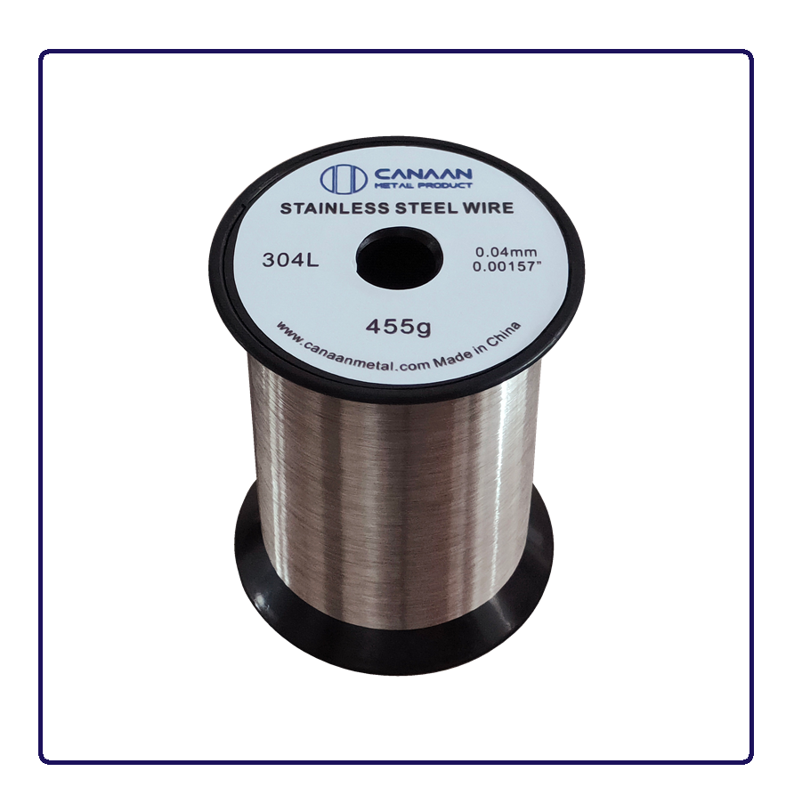 0.04mm Ultra Fine Stainless Steel Wire 304L