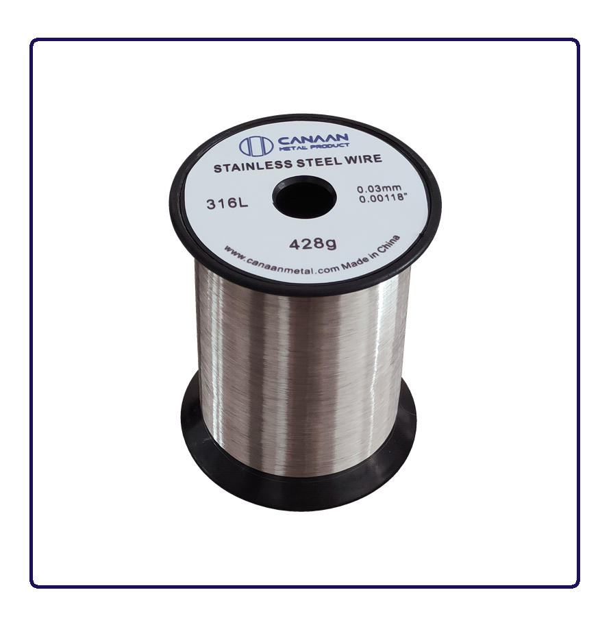 0.03mm Ultra Fine  Stainless Steel Wire 316L