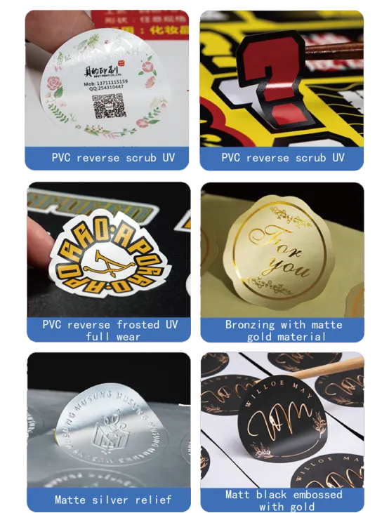 Custom Labels or Stickers for Consumer Products