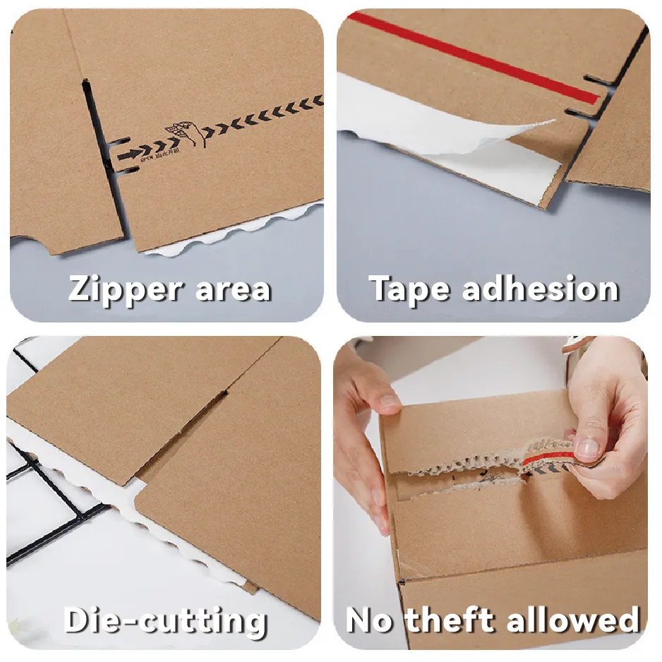 Printed Zipper Packaging Box