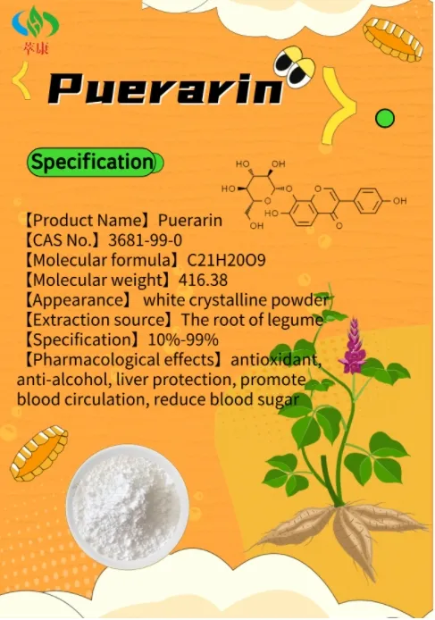 Puerarin, derived from the pueraria root, is an increasingly sought-after ingredient in the health product market