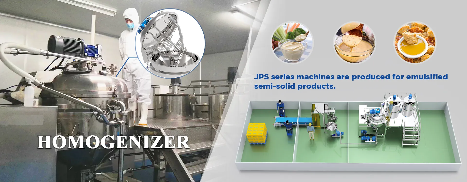 JPS Sauce Vacuum Homogenization System
