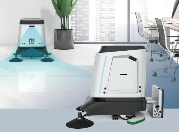 Automatic Driverless Intelligent Floor Commercial Cleaning Robot