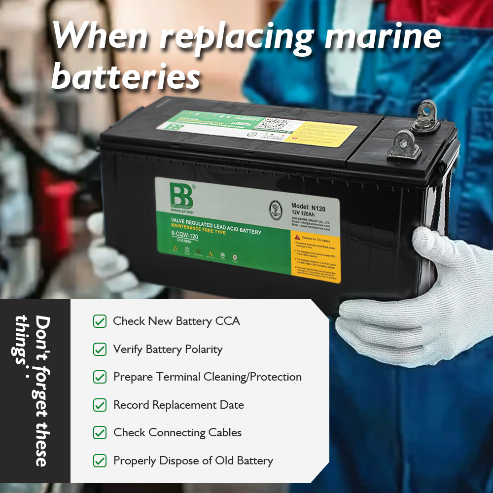 Preparing to Change Your Marine Battery