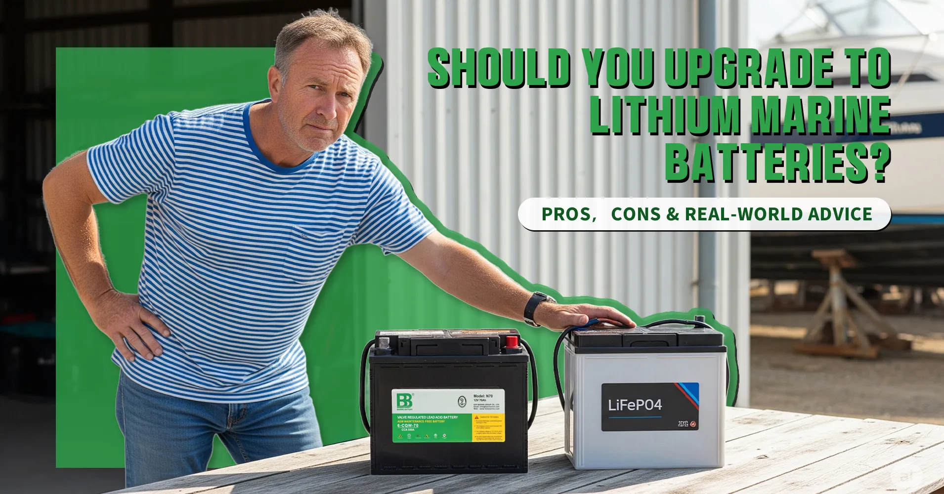 Lithium vs. Lead-Acid Marine Batteries: Is the Upgrade Worth It for Your Boat?