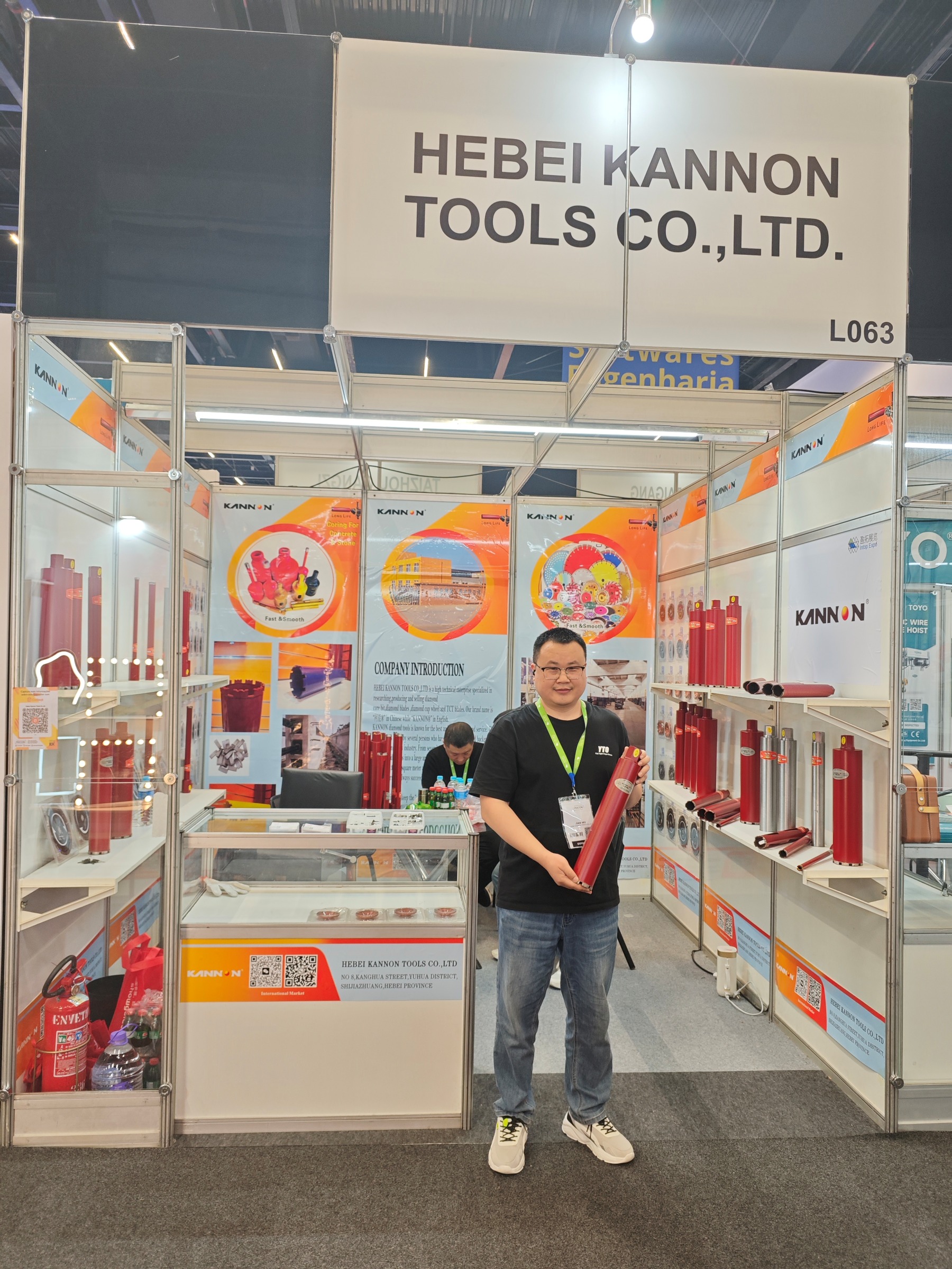 Shining in São Paulo - Hebei Keneng Tools Showcases Diamond Tools at Brazil Construction Expo, Achieves Remarkable Results