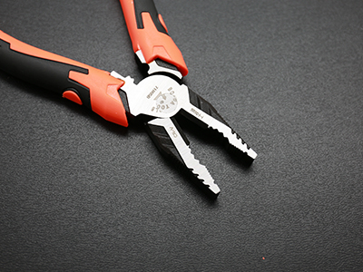 What are the safety precautions for combination pliers?