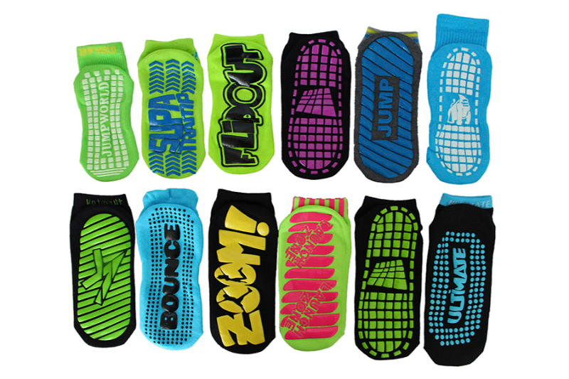 Make a good & safe trampoline socks for trampoline park