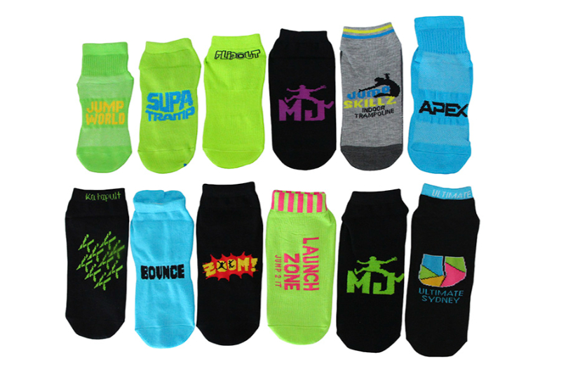 Make a good & safe trampoline socks for trampoline park