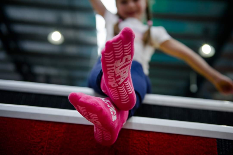 Make a good & safe trampoline socks for trampoline park