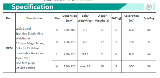 healthy baby diapers china factory supply