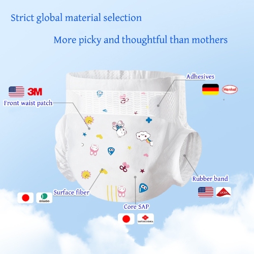 healthy baby diapers china factory supply