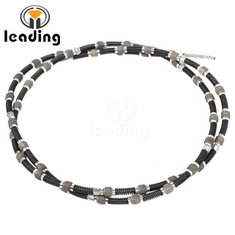 Sintered Diamond Cutting Wire Saw for quarrying, squaring, profiling for granite, marble, sandstone and concrete