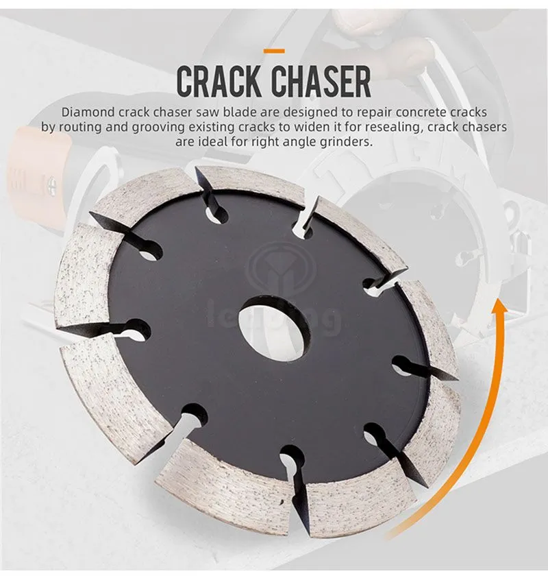 V-Shaped Diamond Tuck Point Blade / Crack Chaser