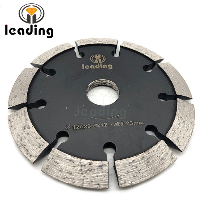 Advanta 5 Inch Laser Welded V-Shaped Segmented Crack Chaser Blade For Concrete & Asphalt - Model CCS05VA2P