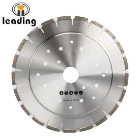 Horizontal Cutting Diamond Blade With Cooling Holes For Granite