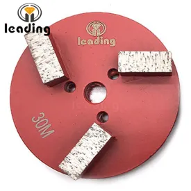 Diamond Grinding Puck With 3 Rectangle Segments