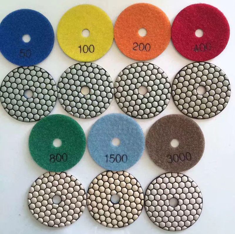 Honeycomb Dry Resin Bond Diamond Polishing Pad