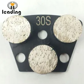 9mm Hole Trapezoid Grinding Plate - 3 Round Segments
