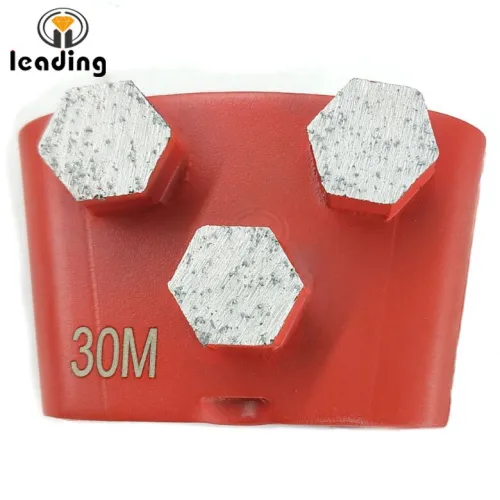 Concrete Grinding Tools For HTC Machine - 3 Hexagon Segments